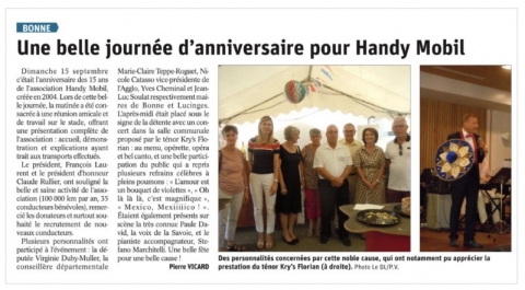 Une belle journée d'anniversaire pour Handy Mobil